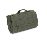 Red Hamper Luxury Green Tweed Picnic Blanket