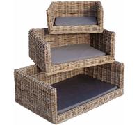 Red Hamper Luxury Rattan Dog Sofa Bed - - Size: Hard > Jackson Pet Company > Beds And Containment