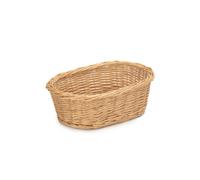 Red Hamper Mini Small Oval Wicker Tray