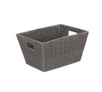 Red Hamper Paper Small Grey Paper Rope Deep Tray Red Hamper Grey