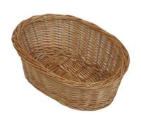 Red Hamper Pt001 Wicker Small Oval Tray