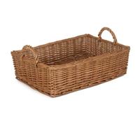 Red Hamper Pt067 Large Rectangular Bread Display Wicker Tray