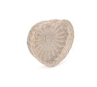 Red Hamper Pt075 Wicker Large White Wash Heart Shaped Tray