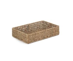 Red Hamper Pt080 Small Rectangular Seagrass Tray