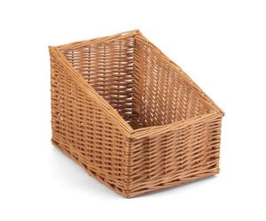 Red Hamper Pt087 Wicker Small Sloped Sided Display Basket