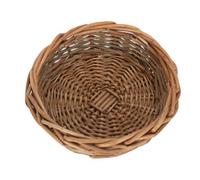 Red Hamper Pt105 Wicker Small Unpeeled Willow Round Tray