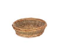Red Hamper Pt106 Wicker Medium Unpeeled Willow Round Tray