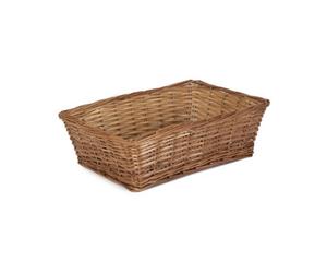 Red Hamper Pt122 Wicker Extra Large Tapered Split Willow Tray