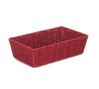 Red Hamper Pt134 Paper Medium Red Paper Rope Tray