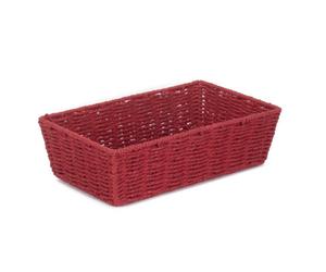 Red Hamper Pt134 Paper Medium Red Paper Rope Tray
