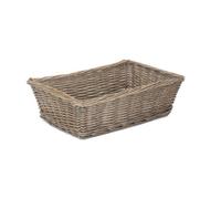 Red Hamper Pt153 Wicker Large Antique Wash Tapered Serving Tray