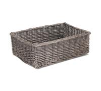 Red Hamper Pt165 Wicker Extra Large Antique Wash Finish Wicker Tray