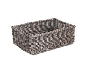 Red Hamper Pt165 Wicker Extra Large Antique Wash Finish Wicker Tray