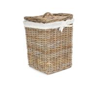 Red Hamper Ra044 Rattan Small Square Rattan Laundry Basket
