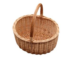Red Hamper S003/home Wicker Jumbo Buff Hollander Shopping Basket