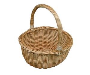 Red Hamper S005/home Wicker Childs Buff Hollander Shopping Basket