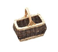 Red Hamper S014/home Wicker Childs Rectangular Rustic Shopping Basket