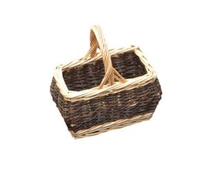 Red Hamper S014/home Wicker Childs Rectangular Rustic Shopping Basket