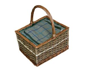 Red Hamper S018C/home Wicker Yorkshire Picnic Basket With Fitted Cooler