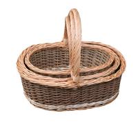 Red Hamper S049/home Wicker Set Of 3 Pennine Shopping Baskets