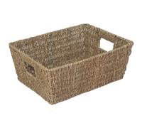 Red Hamper Seagrass Large Tapered Seagrass Basket in Brown Red Hamper Brown
