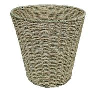 Red Hamper Seagrass Round Waste Paper Basket