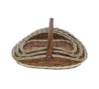 Red Hamper Set of 2 Hampton Wicker Garden Trug - Brown - Set of 2