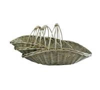 Red Hamper Set of 3 Cut Flower Garden Trugs - Brown - Set of 3