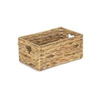 Water Hyacinth Shallow Water Hyacinth Storage Basket Red Hamper Brown S