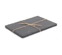 Red Hamper Sl006 Slate Drinks Large Rectangular Slate Place Mat Set 2