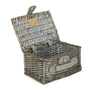 Red Hamper Small Antique Wash Split Willow Chest Picnic Basket - Antique Wash - Small