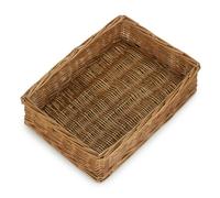 Red Hamper Small Double Steamed Wicker Tray