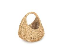 Red Hamper Small Gondola Buff Willow Shopping Basket