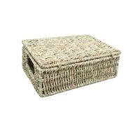 Red Hamper Small Seagrass Storage Baskets in Brown Red Hamper Brown