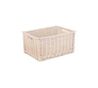 Red Hamper St002-04 Wicker White Wash Open Storage Basket Extra Large