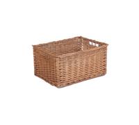 Red Hamper St018-03 Wicker Double Steamed Open Storage Basket Large