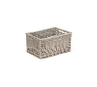 Red Hamper St019-03 Wicker Antique Wash Open Storage Basket Large