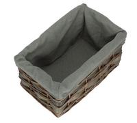 Red Hamper St073Gry/1 Small Grey Scandi Storage Basket With Grey Lining
