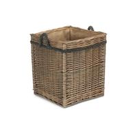 Red Hamper St084/1 Small Antique Wash Square Storage Log Basket