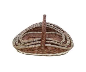 Red Hamper T005/home Wicker Set Of 2 Hampton Garden Trug