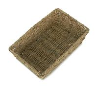 Red Hamper Tapered Edge Seagrass Tray - Small