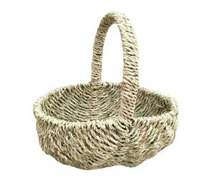 Red Hamper Tiny Seagrass Shopping Basket