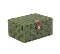 Red Hamper Twisted Green Paper Storage Basket - Medium