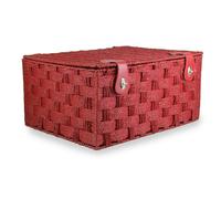 Red Hamper Twisted Red Paper Rope Storage Basket - Extra Large