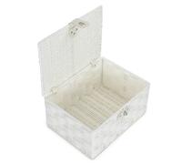 Red Hamper Twisted White Paper Rope Storage Basket - Medium - White