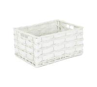 Red Hamper Unlined White Scandi Storage Basket - Extra Large