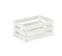 Red Hamper Vintage Slatted Wooden Crate in Grey | Size: Medium Red Hamper Grey M