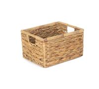 Red Hamper Water Hyacinth Nordic Water Hyacinth Storage Basket in Brown | Size: Medium Red Hamper Brown M