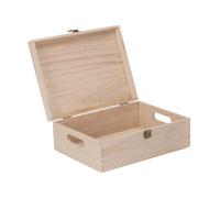 Red Hamper Wb001U Wood 30Cm Wooden Bottle Carrier Box
