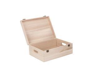 Red Hamper Wb002U Wood 36Cm Wooden Bottle Carrier Box